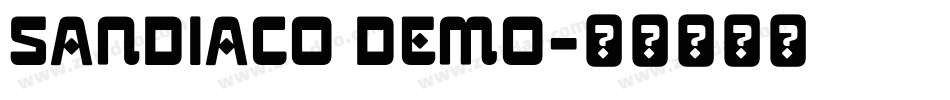 SANDIACO DEMO字体转换